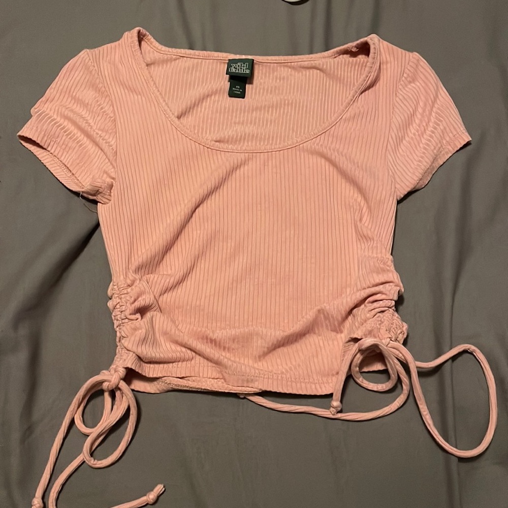 Wild Fable Blush Side Cinch shirt